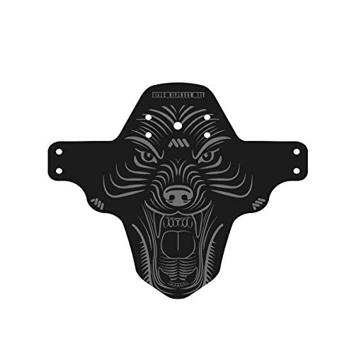 Bike Front Wheel Mudguard - Lightweight & Durable Protection - Universal Fit - Protect Against Mud, Water Spray and More - color: Grey/Wolf