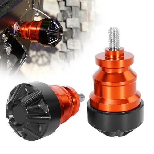 Sur Ron Frame Sliders, Nylon and Aluminum Motorcycle Crash Frame Slider for Surron Sur Ron X/S Segway X260 X160 Talaria Sting Electric Dirt Bike- Orange and Black - color: Orange and Black, size: Aluminum & Nylon