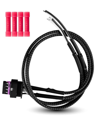 ULZOZN Fog Light Wire Harness Fit for Harley Davidson CVO 2023.5-Later Street Glide CVO/ST Road Glide 2024, Wiring Harness Fit for Baja s1/S2/Squadron Pro/Sport, Universal - style: With Terminals