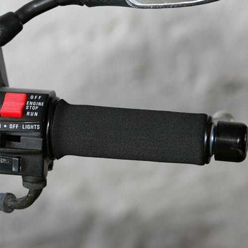 Motorcycle Handlebar Grips, Pair of Motorcycle Grip Sleeves Comfortable Nonslip Impact for Modification