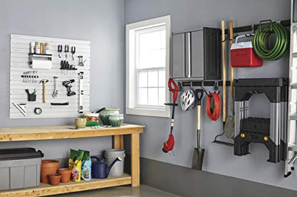 Rubbermaid Fasttrack Compact Hook for Garage Organization, Soft Grip, Ideal for Cords/Ropes/Small Hoses/Camping Chairs (Pack of 6) - size: 1 Count (Pack of 6), style: Compact Hook