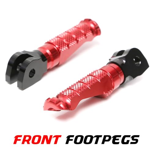 MCMOTOPARTS R-FIGHT Green Front Footpegs 1.5 inch Extended Foot Pegs Compatible with ER-6F 2006-2008 06 07 08 - color: Green, size: 1.5 inch Extension (40mm)