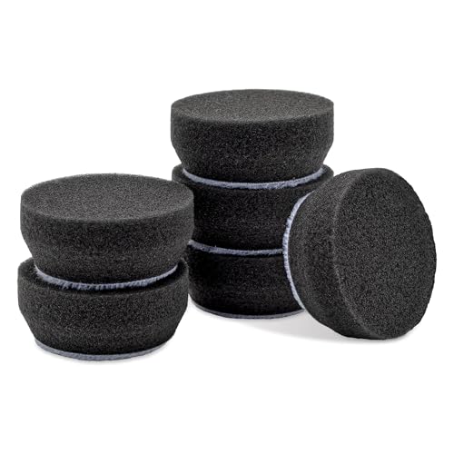 Griot's Garage BOSS 1” Finishing Foam Pads for Car Polishing and Detailing, Buffing Pads for Light Scratch Removal, Auto Wax, and Sealant Application, Set of 6 - size: 1 Inch Pads (Set of 6)