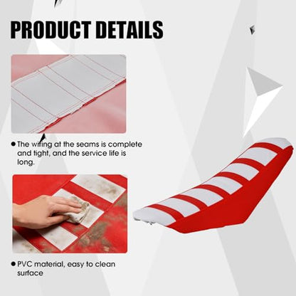 Dirt Bike Seat Cover Motorcycle Gripper Cushion Cover Universal for CRF XR RX RR All Most Dirt Pit Bikes Enduro Red - color: Red