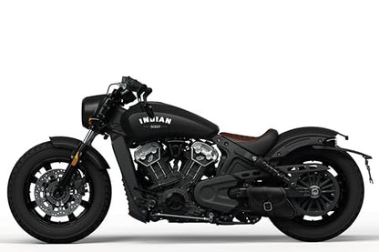 Leather Swingarm Bag Compatible with all 2015-2024 Scout and Scout Bobber, 2025-2026 Scout 101, 2025-2026 Scout Classic, 2025-2026 Sport scout, 2025-2026 Super Scout (Black stitches) - color: Black stitches