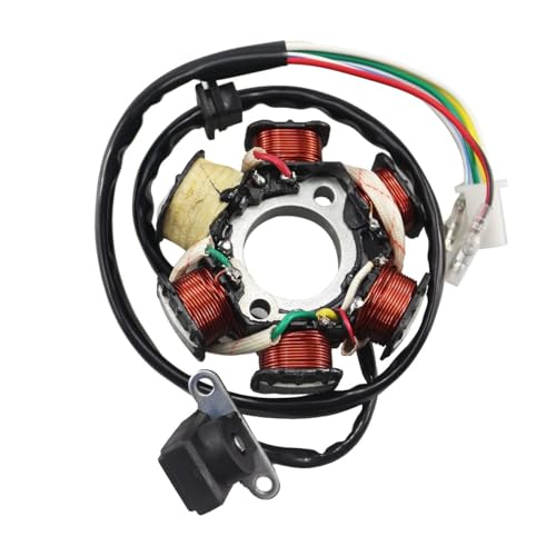 PRO BAT GY6 Full Electrics Wiring Harness W/O Waterproof Cap CDI Coil Solenoid GY6 125cc 150cc 200cc 250cc Chinese Elecric Start ATV Go Kart Moped Scooter 4 Wheeler Quad 152QMI 157QMJ Engine - style: w/o Cap 150cc Wiring Harness（Black Ignition Coil+Black