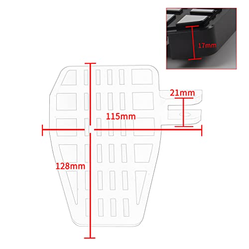 Motorcycle CMX1100 CM1100 Wide Foot Pegs Pedal 21-24, Aluminium Foot Rest Footrest Footpeg Extension Enlarge Step Board Extender for H.onda Rebel CMX 1100 CM 1100 2021 2022 2023 2024