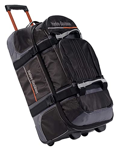 Harley-Davidson 33" On Tour Wheeling X-Large Duffel Bag - Midnight (33") - size: 33"