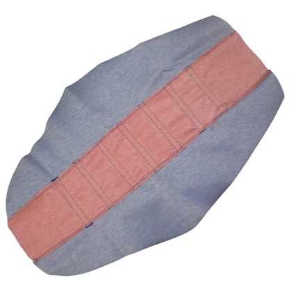 Universal Motorcycle Seat Cover Non-Slip Suitable Rubber Striped Seat Covers Soft for YZ125 YZ250 YZ450F WR250F WR450F TTR230 YZ TTR WR 125 250 Dirt Pit Bike Motocross Off Road Motorbike (Blue+Red) - color: Blue+Red