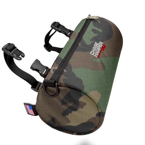 Chase Harper USA 10300 Barrel Bag - 3.5 Liters - Water-Resistant, Tear-Resistant, Industrial Grade Ballistic Nylon - Universal Fit - Woodland Camo - color: Woodland Camo, size: One Size