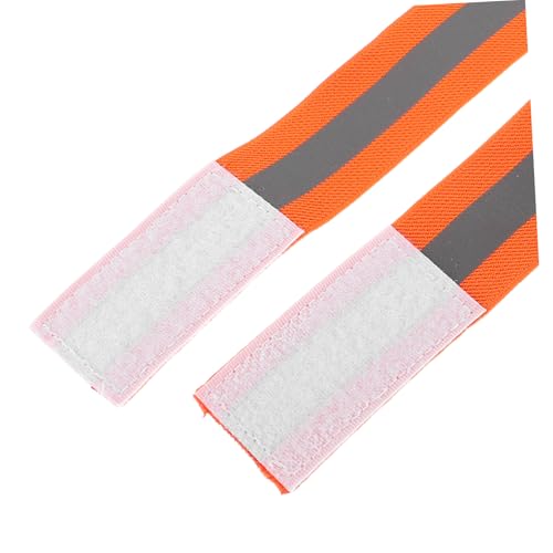 Abaodam 4Pcs High Visibility Reflective Bands for Legs and Arms Adjustable Night Safety Gear for Cycling Running and Walking Lightweight Reflective Belt Bands for Enhanced Visibility