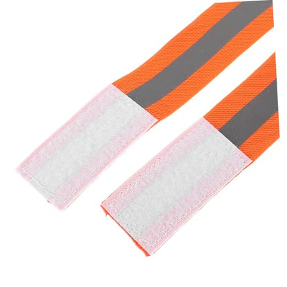 Abaodam 4Pcs High Visibility Reflective Bands for Legs and Arms Adjustable Night Safety Gear for Cycling Running and Walking Lightweight Reflective Belt Bands for Enhanced Visibility