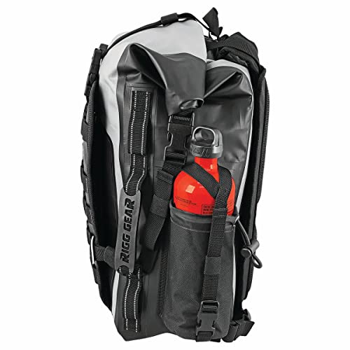 Nelson-Rigg Hurricane Waterproof Backpack/Tail Pack,Black/Gray, 30 Liters