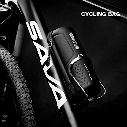 Bike Tool Bag Bicycle Storage Bag PU Leather Bicycle Repair Tool Pouch MTB Road Bike Bag for Water Bottle Cage
