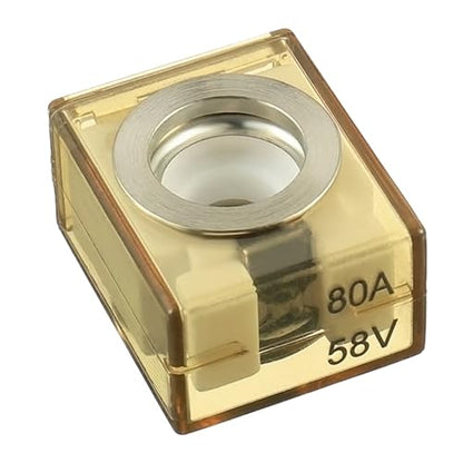 Terminal Fuse 80 AMP Marine Rated Battery 58V DC Max IP66 Waterproof MRBF 80A - style: 80A