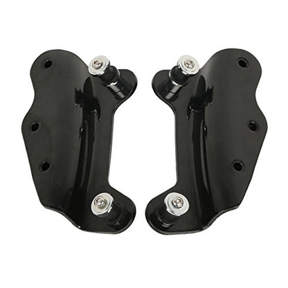 TCT-MOTORPARTS Black Detachable Backrest Sissy Bar w/Docking Hardware Kits Fit For Harley Touring Street Road Glide 2009-2013 - color: Black #1(2009-2013)