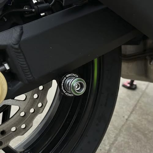 Motorcycle CNC M8 Rear Slider Stand Screw Swingarm Spools accessories, For Z900 Z900RS Z800 Z650 Z650RS 2023 2024 (Black-900) - color: Black-900