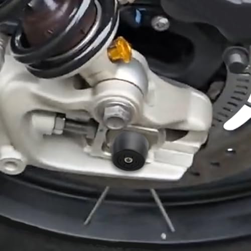 Xitomer Rear Axle Sliders Fit for Street Triple 765 R/RS, Street Triple S / 660S motorcycle Front Fork Wheel Frame Sliders Crash Protector (Rear) - style: Rear