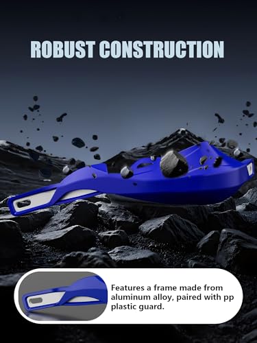JFG RACING Dirtbike Handguards,7/8" and 1 1/8" Handle Bar Motorcycyle Hand Guards Accessories Universal for YZ YZF WR TTR 125 250 230 450 Electric Dirt Pit Bike ATV Motocross Enduro-Blue - color: blue