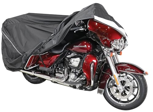 Nelson Rigg USA Defender Extreme Motorcycle Cover; Waterproof; Outdoor All Weather; Fade Resistant; Ventilated; Reflective; Lock Grommets; Storage Bag (X-Large) - size: X-Large Motorcycle