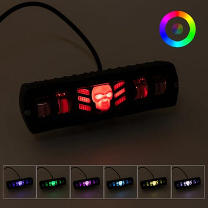 6-Inch Off-Road Vehicle Modified Led External Warning Light Motorcycle Universal High-Brightness Flashing Spotlight Work Light For Trucks Atv Utv Boats(Style A) - style: Style A