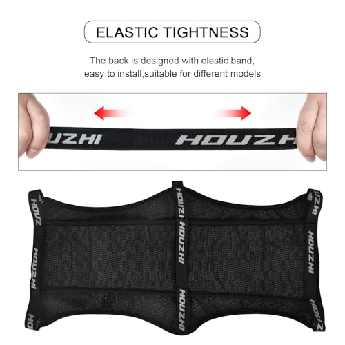 Motorcycle Seat Cushion Air Cooling 3D Mesh Motorcycle Seat Pad,Butt Protector Pads,Motorcycle Cool Seat Cover,Breathable Motorcycle Seat Cover,Size XL - size: 63 x 36cm