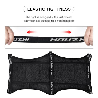 Motorcycle Seat Cushion Air Cooling 3D Mesh Motorcycle Seat Pad,Butt Protector Pads,Motorcycle Cool Seat Cover,Breathable Motorcycle Seat Cover,Size XL - size: 63 x 36cm