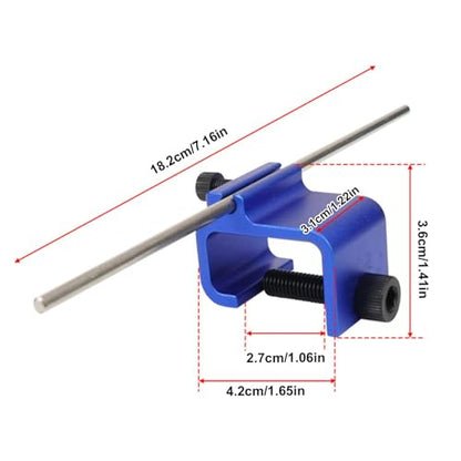 Generic 1Pcs Motorcycle Chain Alignment Tool, Aluminium Alloy Chain Adjusting Tool, Quick Accurate Alignment Tool, Chain Alignment Tool for Motorbike Bikes ATV, Blue, JH4Q2KL1R2M6V1TST7