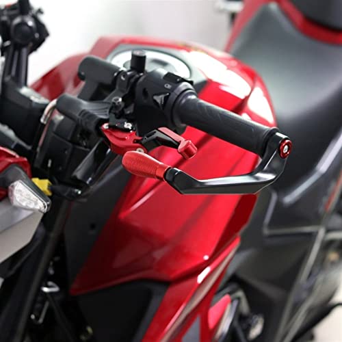 Lever Hand Guard for Y-AMAHA YZF-R1 YZFR1 2000-2023 2022 2021 2020 2019 Motorcycle Universal 7/8" 22mm Handlebar Grips Guard Brake Clutch Levers Handle Bar Guard Protector(Black) - color: Black