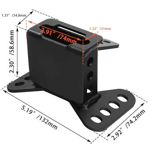FOVPLUE Adjustable Rider Backrest,Detachable Plug-in Driver Backrest Pad w/Mounting Kit for Harley Touring 2009-Later,for CVO Road Glide Street Glide Tri Glide FLHTK/L Electra Glide Road King,Style 1 - color: Black for Street Glide style