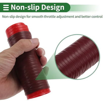 1.57" /40 mm 1.57 "/40 mm Motorcycle Hand Grips Cover Kit Non Slip Silicone Handlebar Grips Dark Red 1 Set Spiral Cross Pattern - color: Dark Red