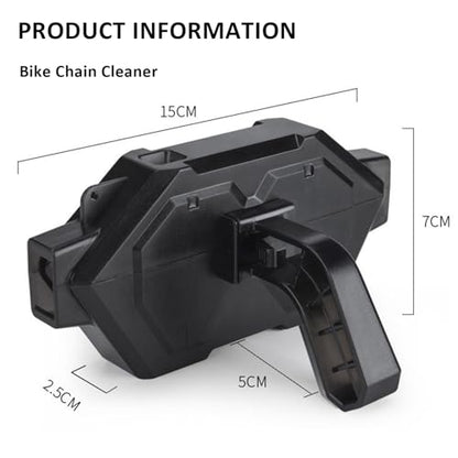 Bike Chain Cleaner,Multi functional chain cleaner Suitable for Mountain Bike, Road Bike,Bicycle Cleaning Brush Tool for Drivetrain
