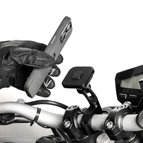 Peak Design Mobile Motorcycle Bar Phone Mount V2, Qi2 Charging, SlimLink Mounting Technology, Rigid Arm, Fits a Variety of Handlebars (7/8"-1.25" Diameter), Vibration Isolator, Motorcycle Phone Mount