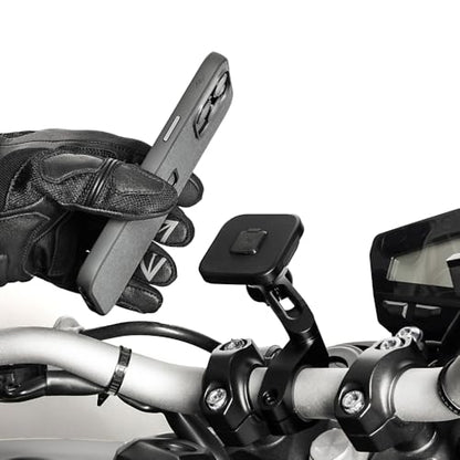Peak Design Mobile Motorcycle Bar Phone Mount V2, Qi2 Charging, SlimLink Mounting Technology, Rigid Arm, Fits a Variety of Handlebars (7/8"-1.25" Diameter), Vibration Isolator, Motorcycle Phone Mount