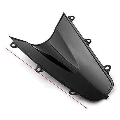 Black Windshield Fit for Honda CBR1000RR 2017 2018 Motorcycle ABS Windscreen Motorbike Wind deflector