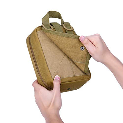 Gonex MOLLE Medical Pouch EMT First Aid Pouch Rip-Away IFAK Tactical Utility Pouch for Outdoor Activities Medical Supplies (Bag Only) - color: Tan