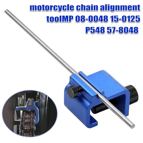 Bittwee Motorcycle Chain Alignment Tool, 08-0048 Quick Accurate Professional Alignment Tool Chain Maintenance Repair Parts Bagged, Universal for Motor Scooter Sprocket Sport Dirt Bike ATV