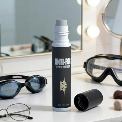 Goggle Anti Fog Spray - 10ml Glass Lens Cleaner Defogger | Swim Goggle Anti Fog Spray for Ski Goggles Mirrors Windshields Improve Visibility Snorkeling Skiing Motorcycle Riding Helmet Visor