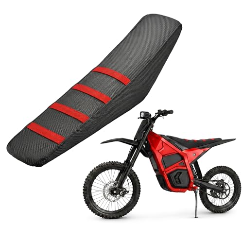 Seat Cover for Yozma IN10,Non-Slip Motorcycle Cushion Cover for Electric Dirt Bike Ebike Yozma in 10-Red - color: Red