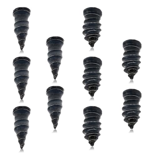Tire Repair Rubber Nail, Spiral Rubber Nails & Screw Plugs Tire Repair Kit Self-Service Vacuum Tire Puncture Repair Tool for Car, Motorcycle, Truck, Tractor, Jp -Reliable Tire Repair (10Pcs) - size: 10Pcs