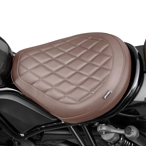Motorcycle Rider Comfort Solo Seat Fit fot CMX1100 Rebel 1100 2021 2022 2023 2024 2025 2026, Front Driver Saddle Cushion Pillion Pad, Brown - color: Front - Brown
