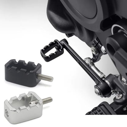 Motorcycle Shifter Peg Extension for Pan America 1250 RA1250 2021-2024 | 1250 Special RA1250S 2021-2024 Shift Gear Pedal Enlarger Accessories (Black) - color: Black
