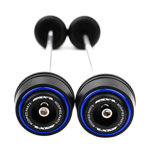 Motorcycle Front Rear Fork Sliders Wheel Frame Slider Crash Protector Axle Slider Crash Pads Compatible With 2026 GSXR 600 GSX-R 750 1000 GSX-R750 gsx-r600 gsxr1000 r (Blue) - color: Blue