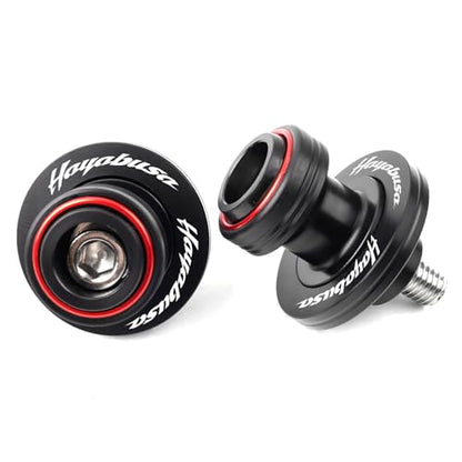 Compatible With GSX 1300R 2026 HAYABUSA GSX1300R Gen 3 1999-2026 2025 HAYABUSA Gen 3 CNC Motorcycle Swingarm Spools Sliders Swing Arm Spools Screws (Red) - color: Red