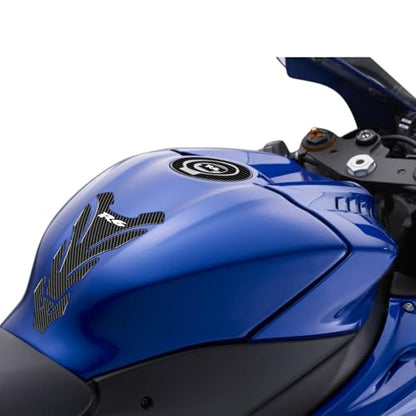 3D Motorcycle Tank Pad Gas Tank Protector Compatible with Yamaha YZF-R6 R6 Anti Slip Tank Pad Stickers Gas Oil Fuel Tank Pad Protectors - size: R6-1
