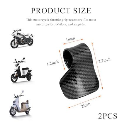 DXNQ 2 PCS Motorcycle Cruise Assist, Throttle Mounted Motorcycle Handlebar Cruise Control Wrist Rest, Hand Rest Handlebar Control Grip Throttle Assist, Motorcycles Accessories