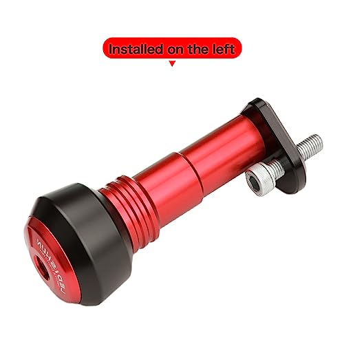Motorcycle Falling Protection Frame Sliders Fairing Guard Anti Crash Pad Protector Compatible With BMW G310R, G310GS (2017-2025) ; G310 R, GS 17-18-19-20-21-22-23-24-25 (Red) - color: Red