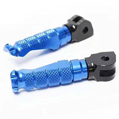 MCMOTOPARTS R-FIGHT Blue Front Footpegs 1.5 inch Extended Foot Pegs Compatible with ER-6F 2006-2008 06 07 08 - color: Blue, size: 1.5 inch Extension (40mm)