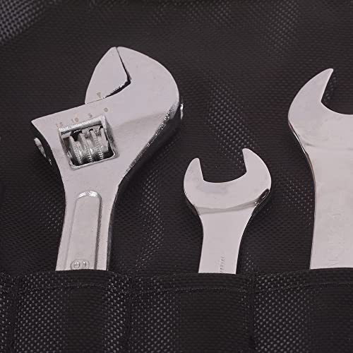 MOTO4U 12PC Universal Compact Repair Tool Kit for Metric Japanese Motorcycles UTV ATV Snowmobiles Snowbikes and Personal Watercraft