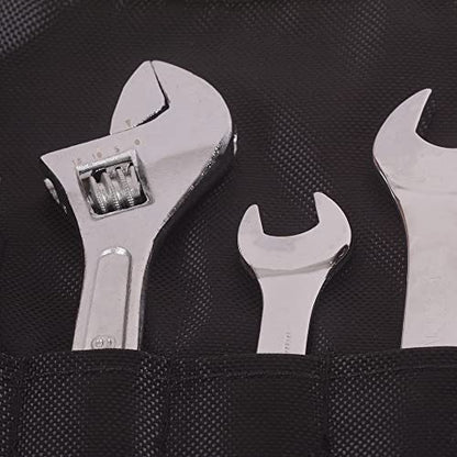 MOTO4U 12PC Universal Compact Repair Tool Kit for Metric Japanese Motorcycles UTV ATV Snowmobiles Snowbikes and Personal Watercraft
